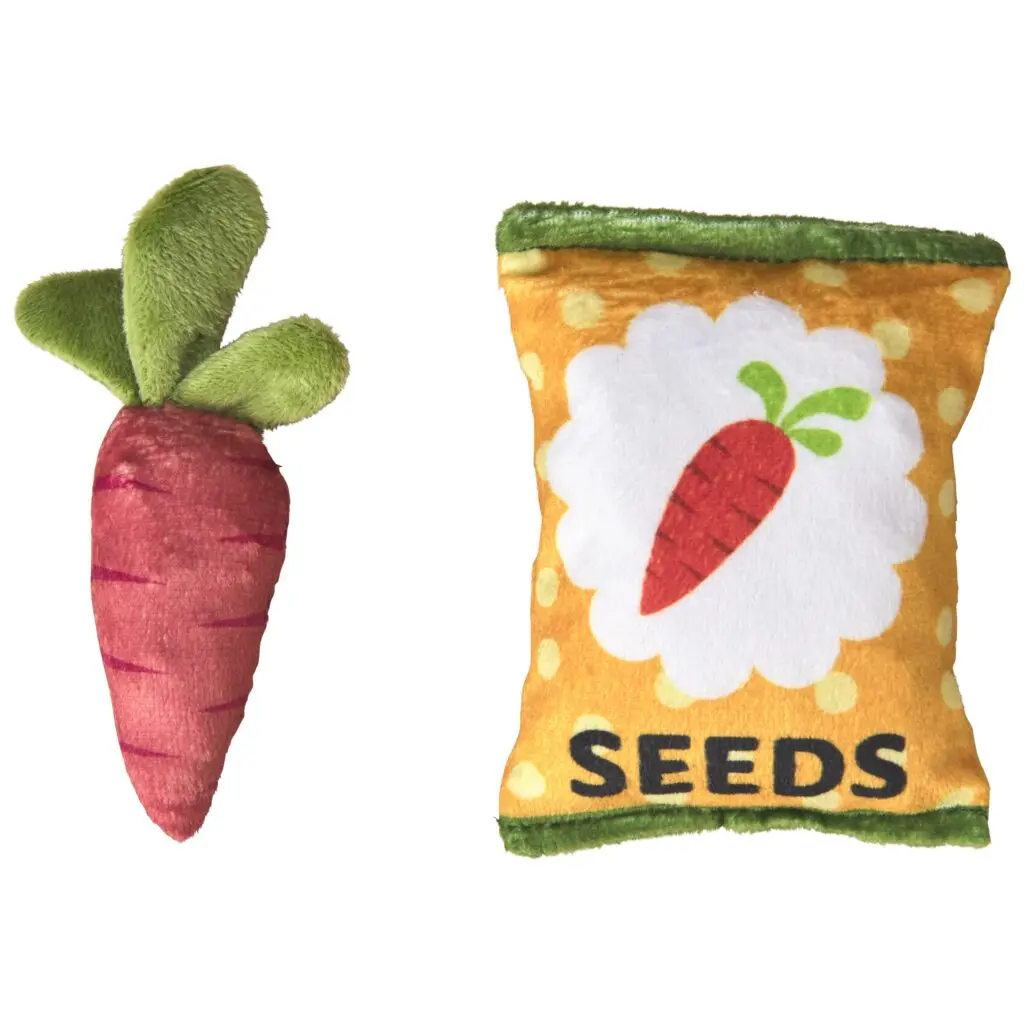 Ethical Pet Spot Vegetable Garden 2 Pack Assorted Cat Toy 1