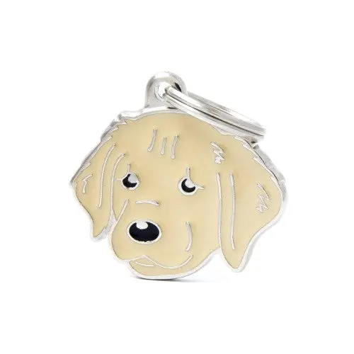 Myfamily Friends Golden Retriever Id Tag 1