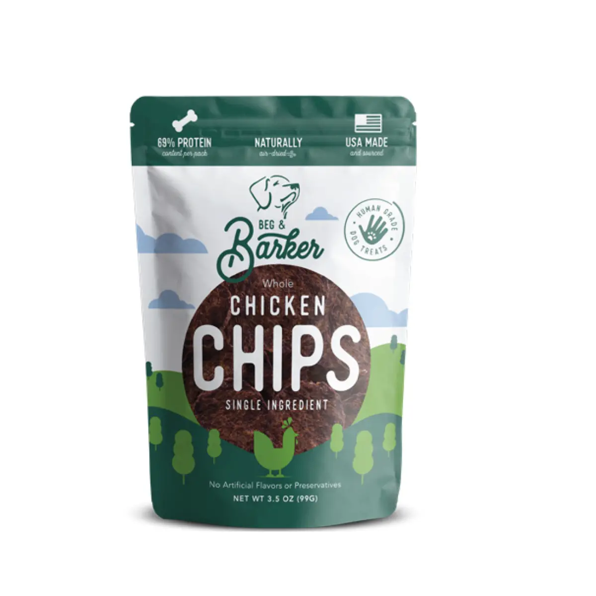 Beg & Barker Whole Chicken Chips Dog Treats 1