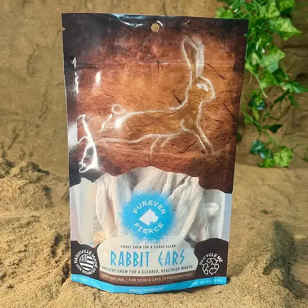 Furever Fierce Rabbit Ears Dog & Cat Treat 1