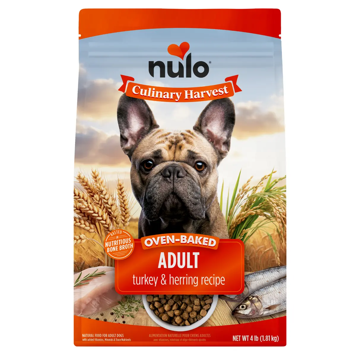 Nulo Culinary Harvest Baked Turkey & Herring Recipe For Adult Dogs Food 1