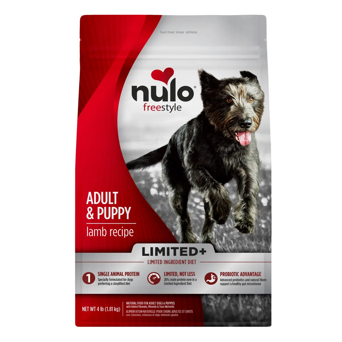 Nulo Freestyle High-Protein Kibble Limited+ Lamb Recipe Dog Food 1