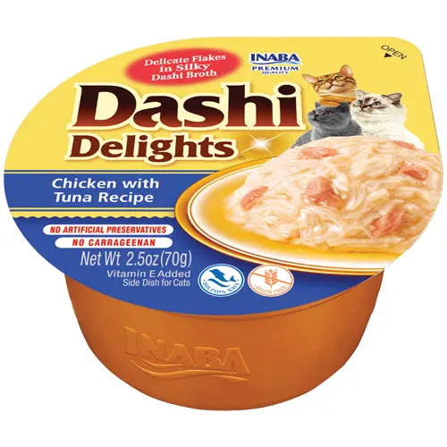 Inaba Dashi Delights Chicken With Tuna Recipe Cat Treats 1