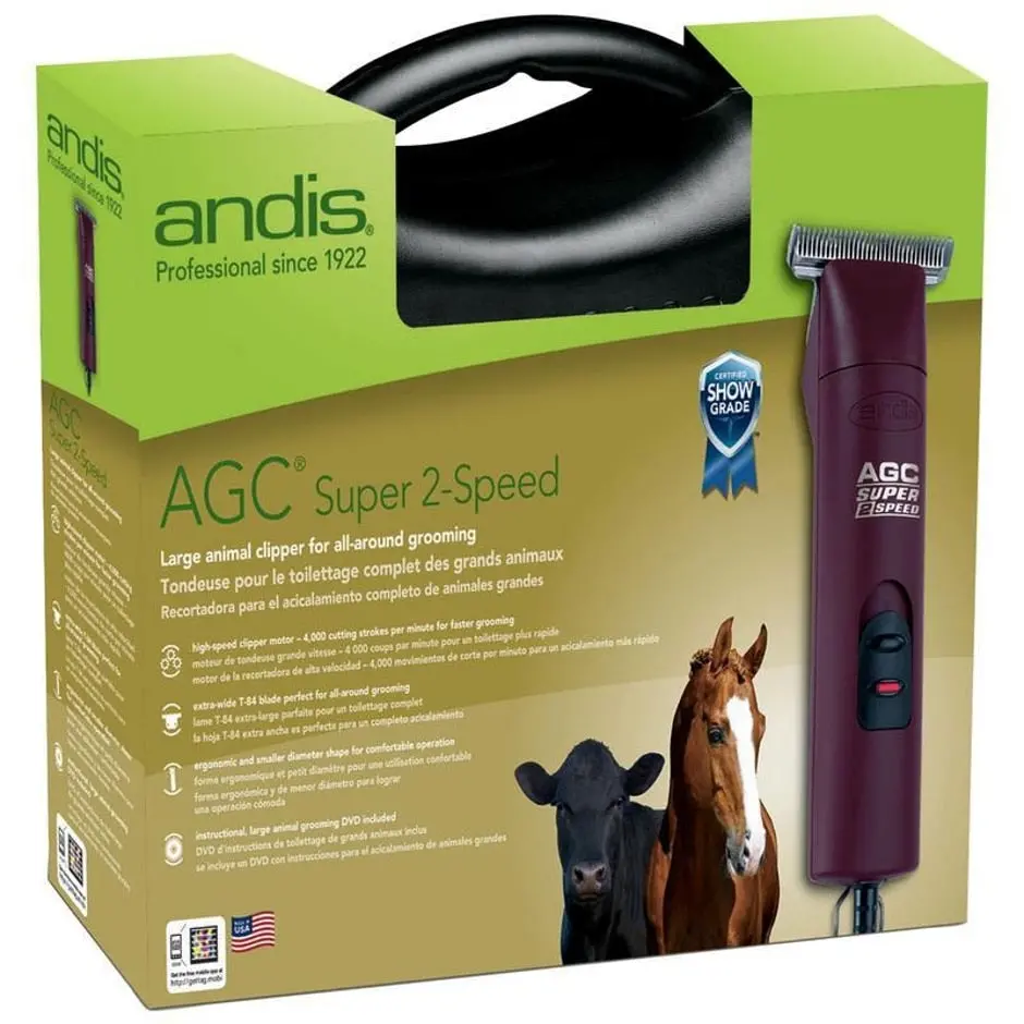 Agc2 Super 2-Speed Horse Clipper With T-84 Blade 1
