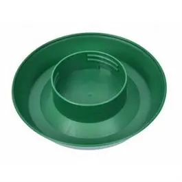 Chick Fount Base Waterer, Screw-On, Green, 1-Qt. 1