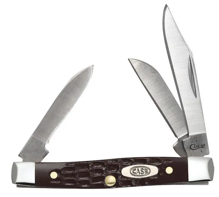 Case Brown Synthetic Small Stockman 1