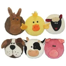 Dog Toy, Sub Woofer, Assorted, 7-In. 1