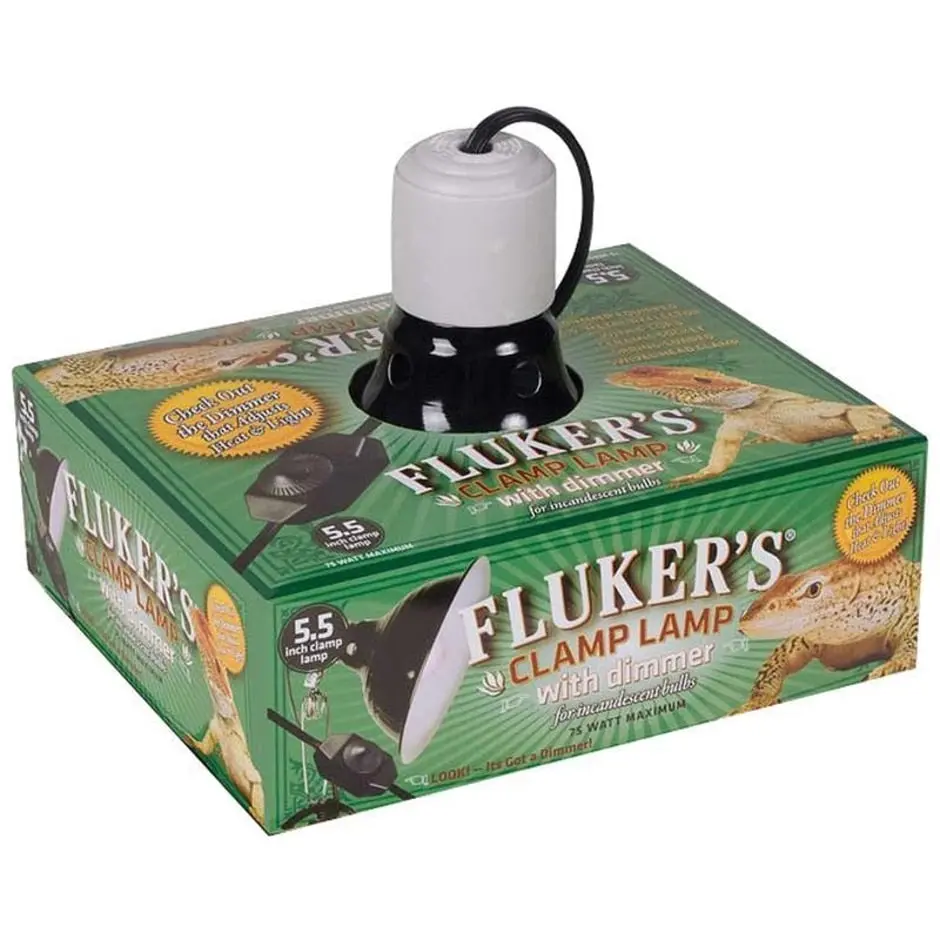 Fluker's Clamp Lamp With Dimmer 1