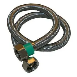 Faucet Connector, 1/2-In. X 1/2-In. Iron Pipe Size X 30-In. 1