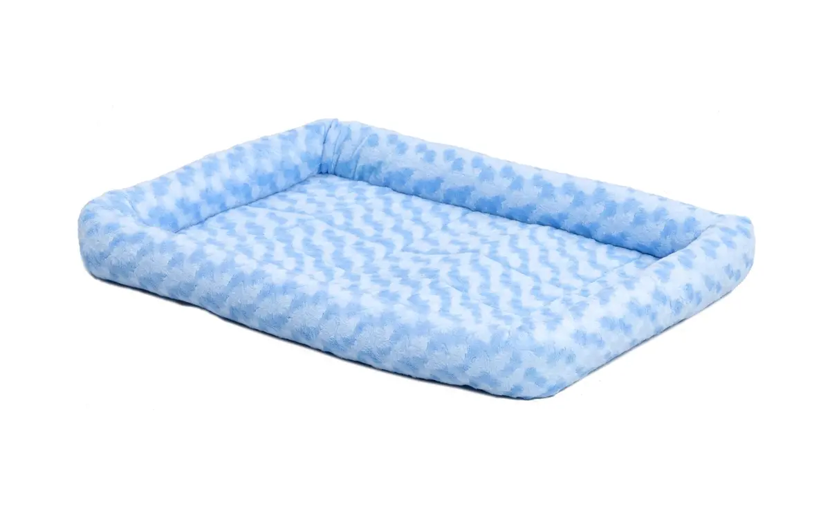 24" Quiettime Powder Blue Fashion Bolster Bed 1