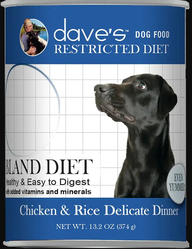 Dave's Restricted Diet Bland – Chicken And Rice Canned Dog Food 1
