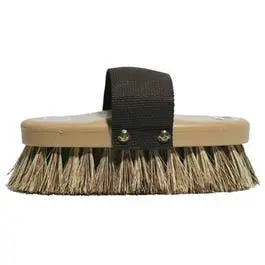 Horse Grooming Brush, Brown Union Fiber, 7-5/8 X 3-5/8-In. 1