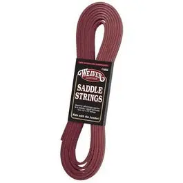 Horse Saddle String, Burgundy Leather, 1/2 X 72-In. 1