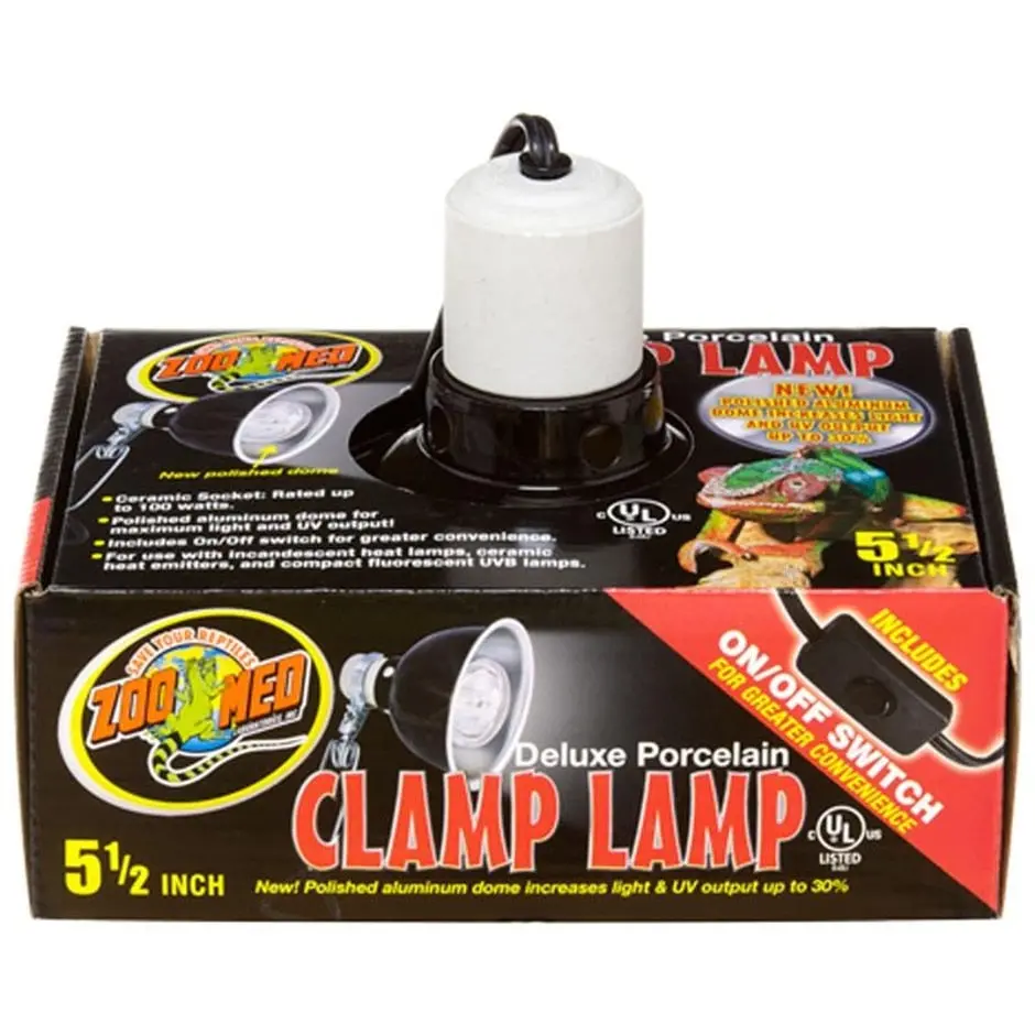 Deluxe Porcelain Clamp Lamp 1