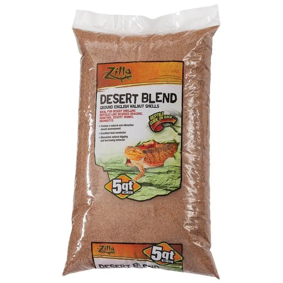 Zilla Desert Blend Ground English Walnut Shells Reptile Bedding 3