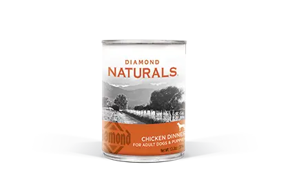 Diamond Naturals Chicken Dinner All Life Stages Canned Dog Food 1