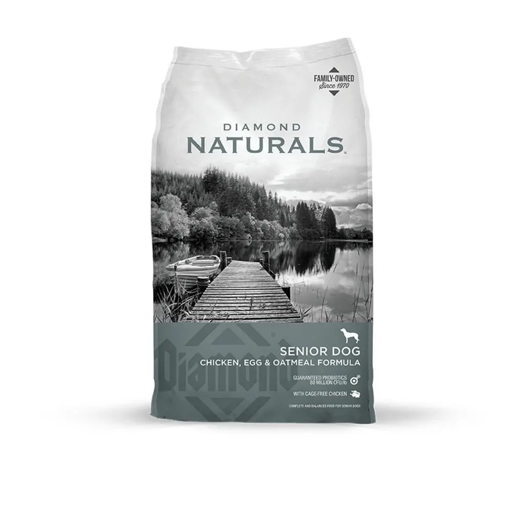 Diamond Naturals Senior Chicken, Egg & Oatmeal Dry Dog Food 1