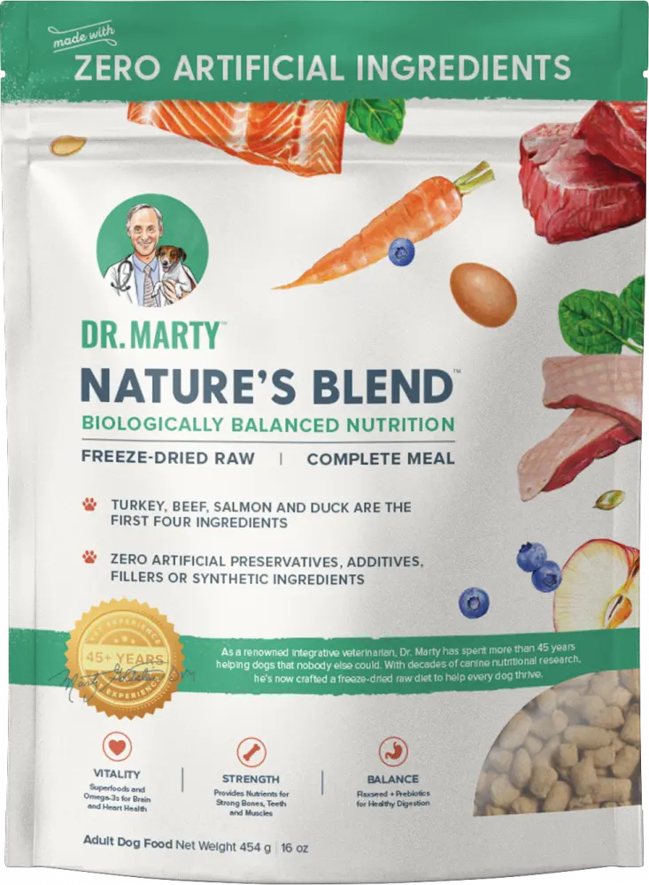 Dr. Marty Nature's Blend Freeze Dried Raw Dog Food 1