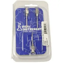 Livestock Injection Needles, 1-In. Stainless Steel, 14-Ga., 3-Pk. 1
