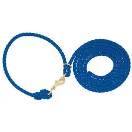 Livestock Neck Rope, Blue Poly, 1/2-In. X 10-Ft. 1