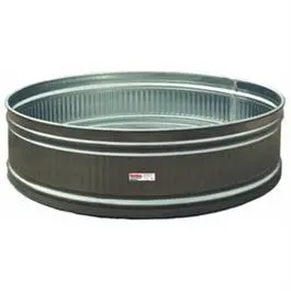Livestock Tank, Galvanized, 706-Gal., 8-Ft. Round 1