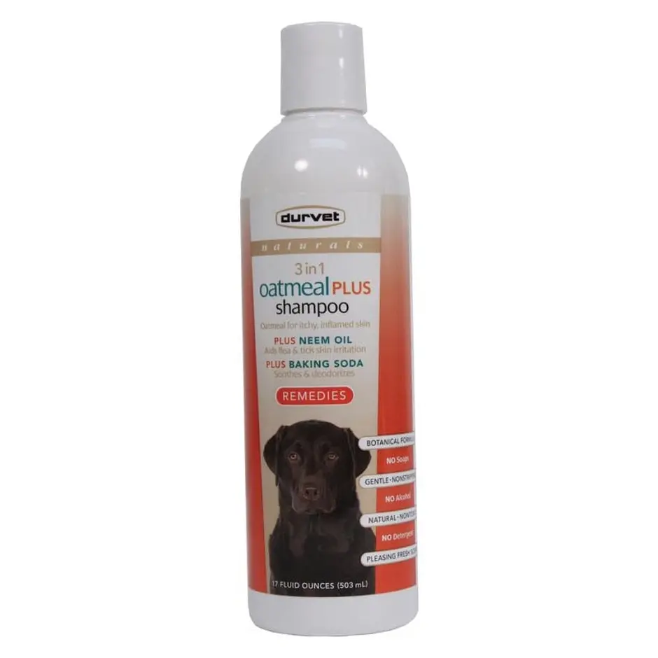 Durvet Naturals Remedi 3 In 1 Oatmeal Plus Shampoo 1