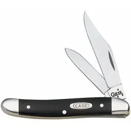 Medium Jack Pocket Knife, Stainless Steel/Black, 3-3/8-In. Closed 1