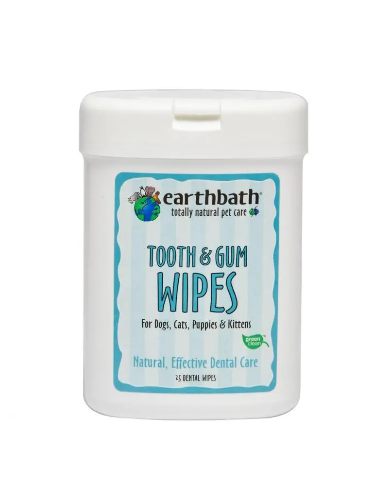 Earthbath Tooth And Gum Wipes For Dogs And Cats 1