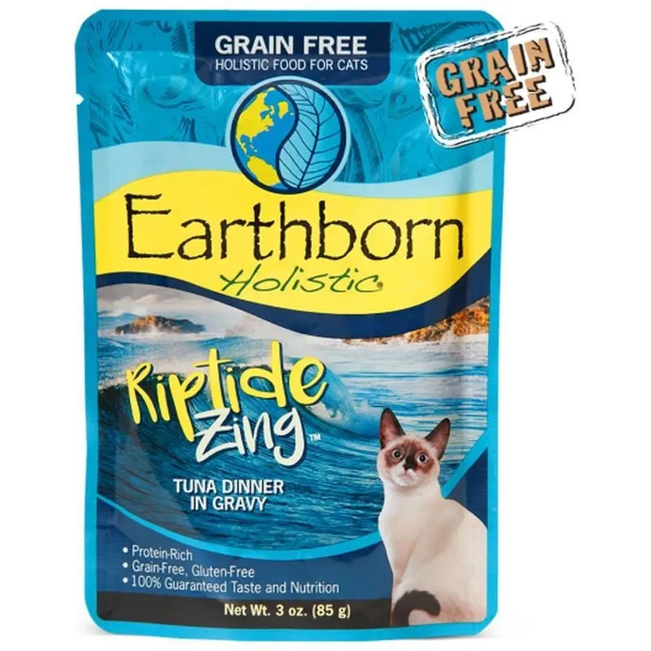 Earthborn Holistic Riptide Zing Gf Cat Food Pouch 1