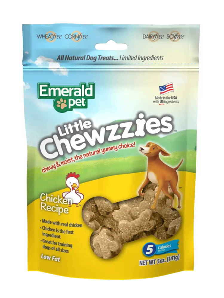 Emerald Pet Little Chewzzies Chicken Recipe Dog Treats 1