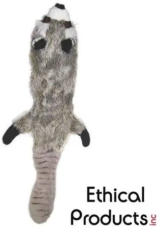 Ethical Pet Skinneeez Racoon Dog Toy 1