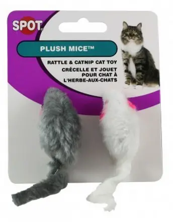 Ethical Pet Spot Plush Mice Cat Toy 1