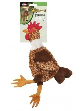 Ethical Pet Spot Skinneeez Barnyard Chicken Dog Toy 1