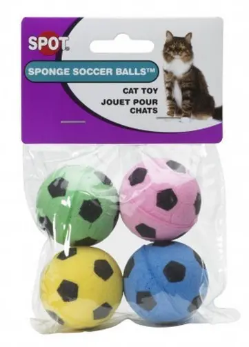 Ethical Pet Spot Sponge Soccer Balls Cat Toy 1