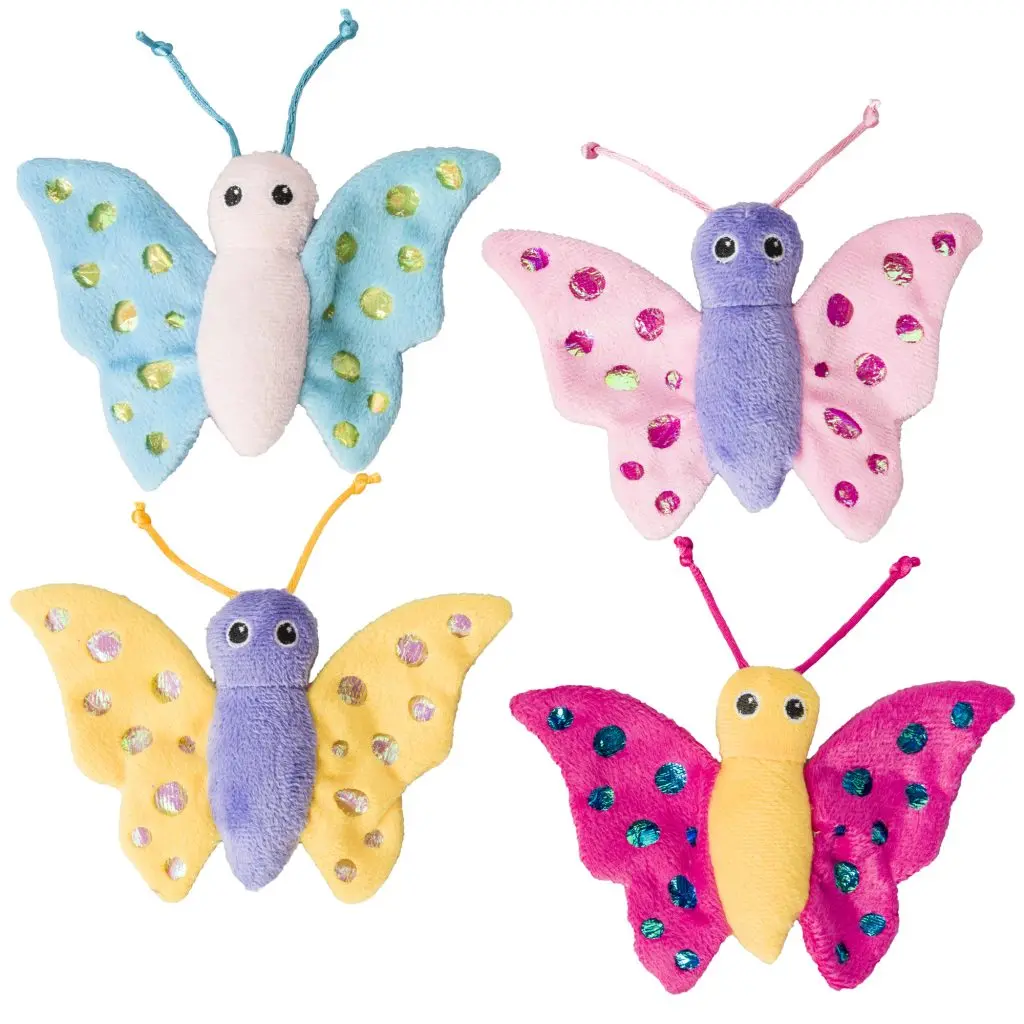 Ethical Products Shimmer Glimmer Butterfly W/ Catnip 1