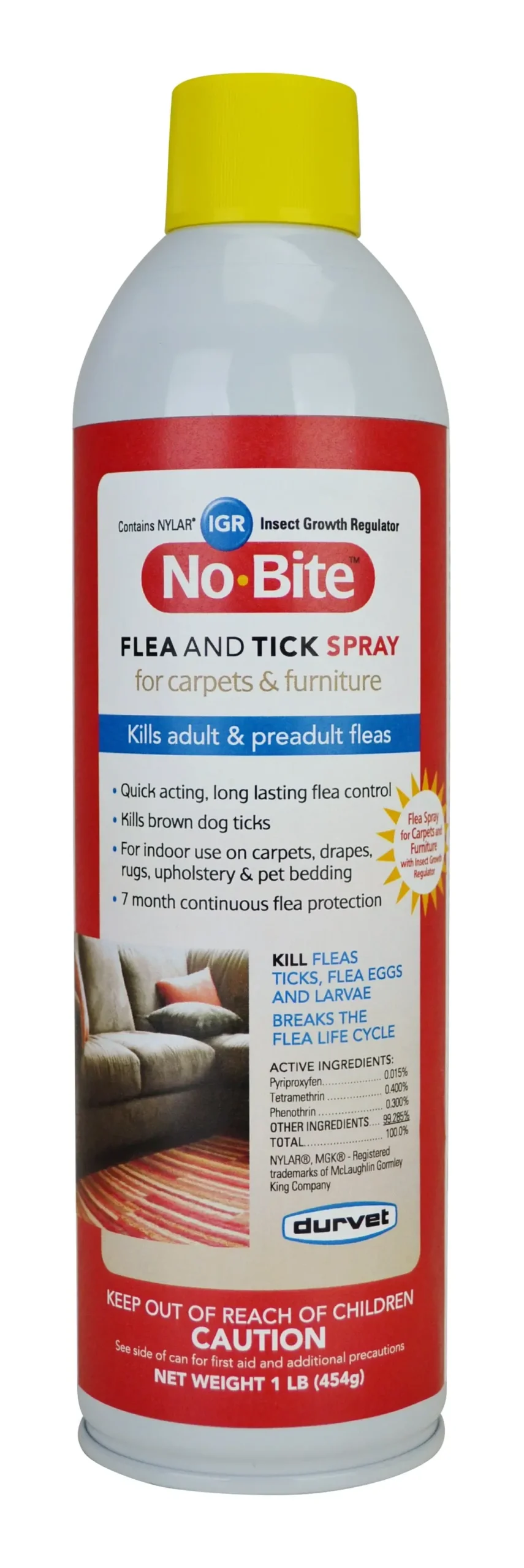 Durvet No-Bite™ Igr Flea And Tick Spray 1