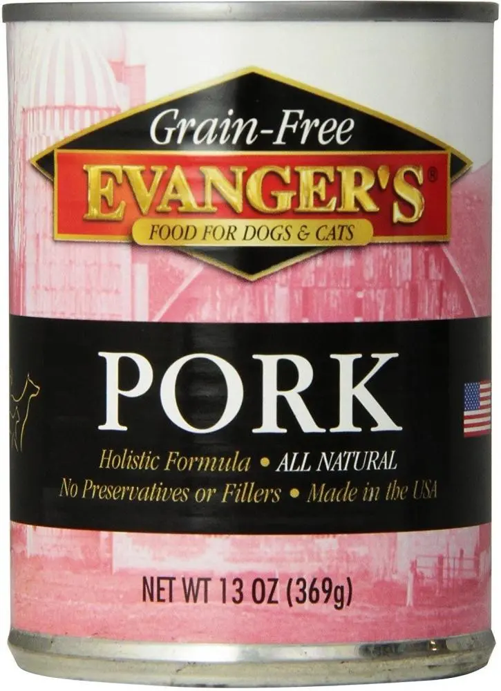Evanger's Grain Free Pork Canned Dog & Cat Food 1