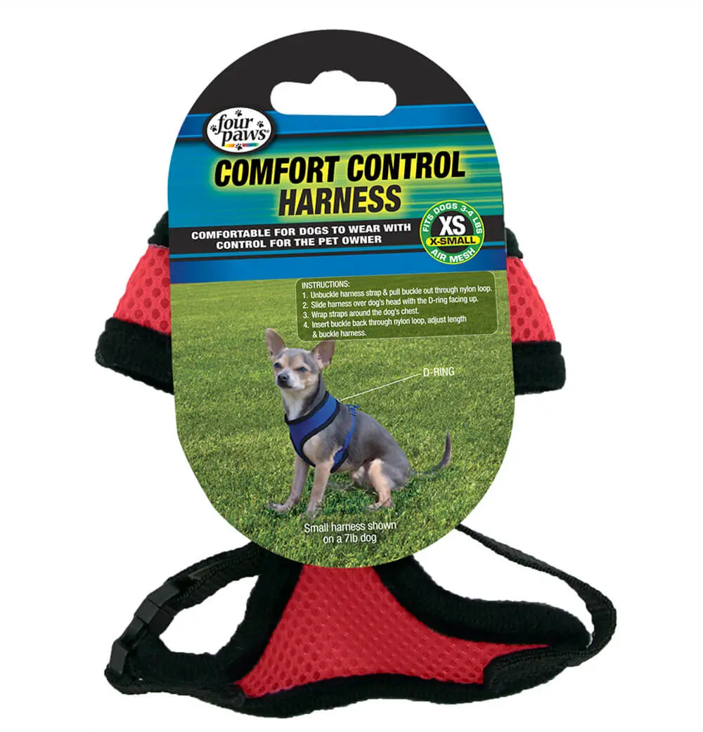 Four Paws® Red Comfort Control Harness 1