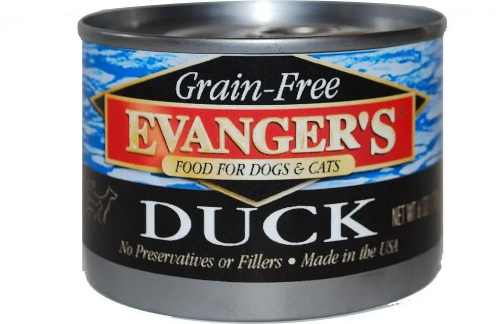 Evangers Grain Free Duck  Canned Dog And Cat Food 1