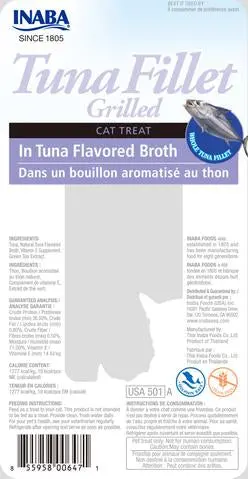 Inaba Grilled Tuna Fillet In Tuna Broth For Cats 2