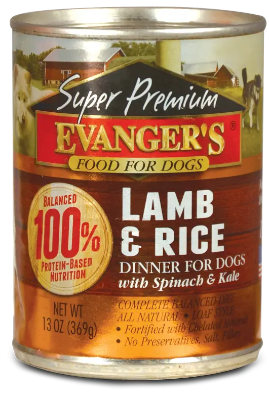 Evangers Super Premium Lamb And Rice Canned Dog Food 1
