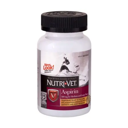 Nutri-Vet Aspirin Chewable Tablets For Large Dogs 1