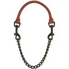 Weaver Leather Leather & Chain Goat Collar 1