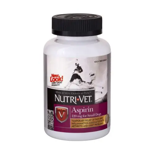 Nutri-Vet Aspirin Chewable Tablets For Small Dogs 1