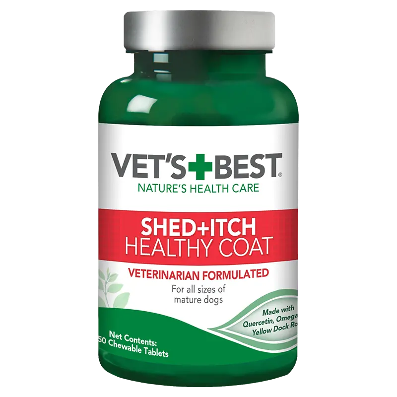 Vet's Best Healthy Coat Shed & Itch Relief Dog Supplements 1