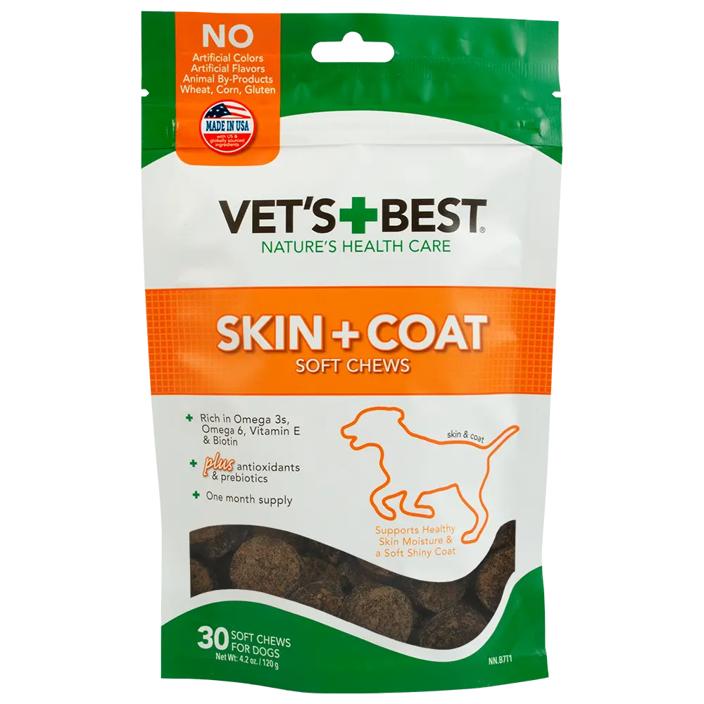 Vet's Best Skin & Coat Soft Chews 1