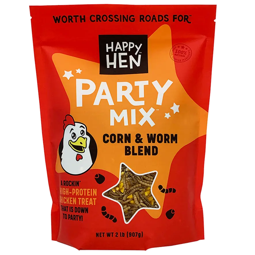 Happy Hen Party Mix™ Corn And Mealworm 1