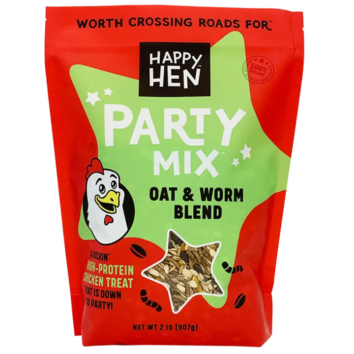 Happy Hen Party Mix™ Oat & Mealworm 1