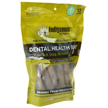 Indigenous Pet Products Dental Health Bones— Original Fresh Breath Formula 1
