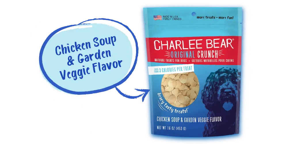 Charlee Bear Original Crunch Chicken Soup & Garden Veggie Flavor 1